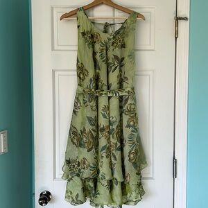 A Line Sleeveless Dress Recycled Sari Material